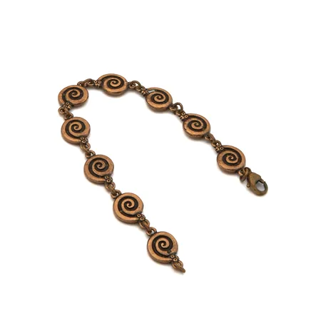 Rannekoru, Vaskikäärme, Kalevala, pituus 180mm, pronssia,