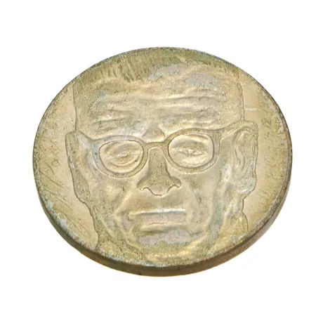 Juhlaraha, J.K Paasikivi, 100 vuotta, vuodelta 1970, nimellisarvo 10 markkaa, 500,  Paino: 22,8 g