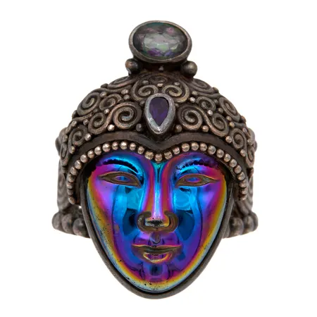 Kivisormus, koko muunneltavissa, 925br, Paino: 20,8 g