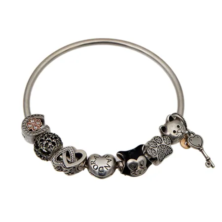 Kivirannekoru, Pandora, Ø 61mm, 925br,  Paino: 29,2 g