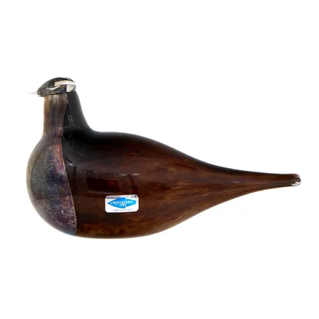 Lasilintu, Sipi, signeeraus O.Toikka Nuutajärvi, korkeus 95mm, leveys 165mm,