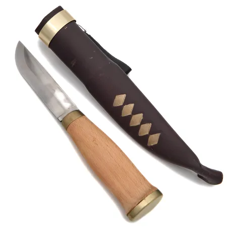 Eräpuukko, Waltz & Schöder, terän pituus 11cm ja tuppi