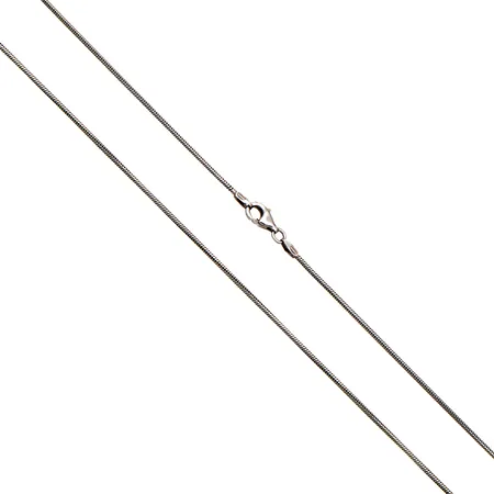 Käärme-kaulaketju, pituus 45,5cm, leveys 1,2mm, 925, Paino: 5 g