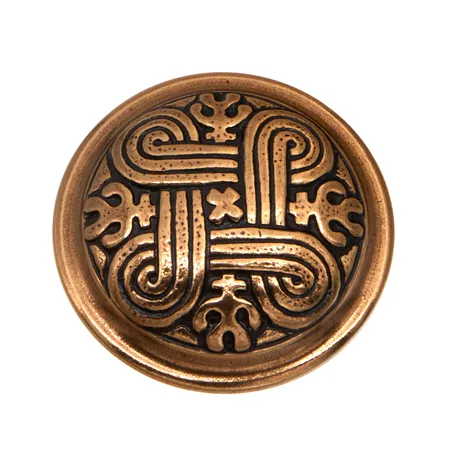 Rintaneula, Kalevala Koru, Hannunvaakuna, Ø 28mm, pronssia