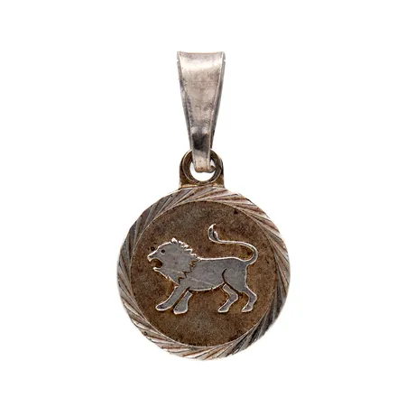 Horoskooppi-riipus, Leijona, korkeus 18mm, 925, Paino: 0,8 g