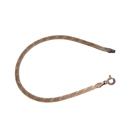 Ranneketju, pituus 180mm, leveys 4mm, 925, Paino: 2,8 g