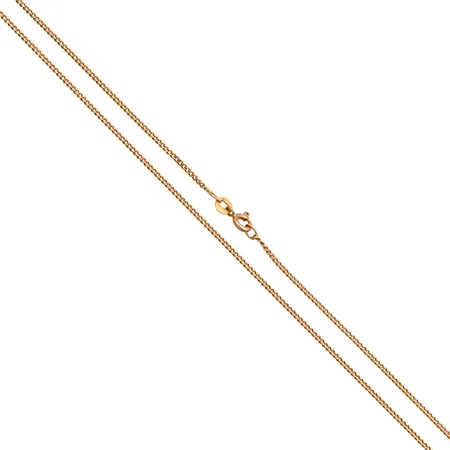 Panssarikaulaketju, pituus 43,5cm, leveys 1,5mm, 585, Paino: 3,2 g