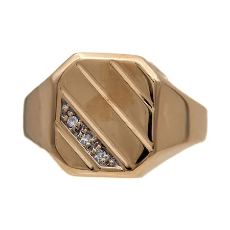 Kivikantasormus, koko 20½, 585br,  Paino: 4,5 g