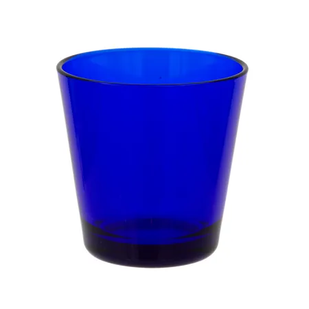 Juomalasia Iittala, Kartio, design Kaj Franck, korkeus 80mm, koboltinsininen