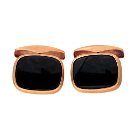 Kivikalvosinnapit, kaiverrettu, mitat 18x14mm, 585br, Paino: 7,4 g