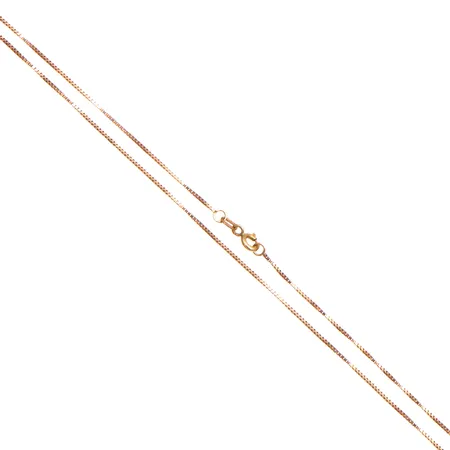Venetsia-kaulaketju, pituus 43,5cm, 585,  Paino: 2 g