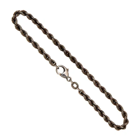 Cordell-ranneketju, pituus 195mm, leveys 3,2mm, 925, Paino: 6,2 g