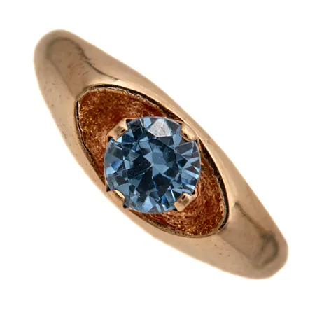 Kivisormus, koko 16¼, 585br,  Paino: 1,8 g