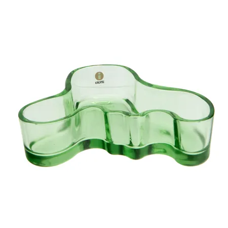Aalto-maljakko Iittala, design Alvar Aalto, mitat 35x135mm, omenanvihreä