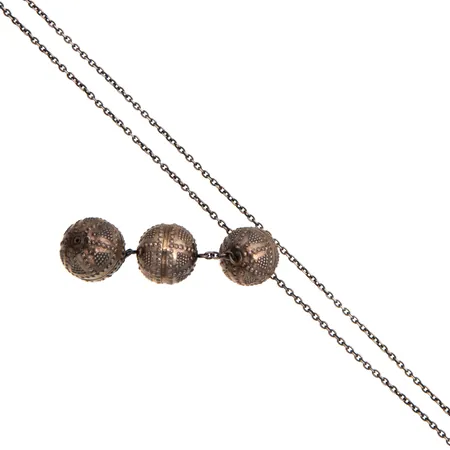 Kaulakoru Kalevala, Halikon koru, pituus 68cm, 925, Paino: 23,3 g