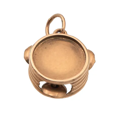 Tamburiini-riipus, korkeus 19mm, 585,  Paino: 1,4 g