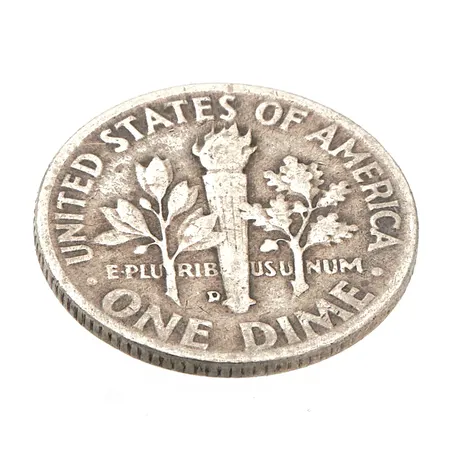 Hopeinen raha, one dime, 1957, 900, Paino: 2,5 g