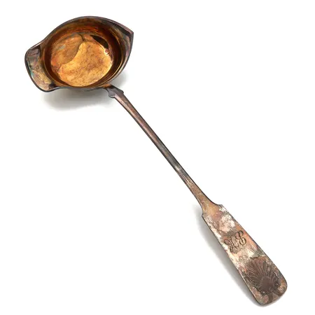 Kauha, Musla, kaiverrettu, pituus 340mm, 813h,  Paino: 198,3 g
