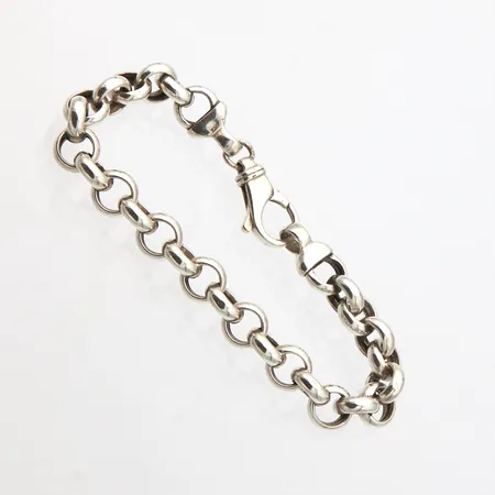 Papuranneketju, pituus 195mm, leveys 8.5mm, 925, Paino: 13,8 g