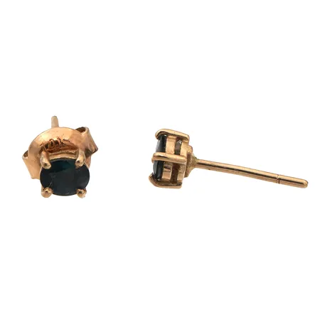 Kivikorvakorut, toinen tausta puuttuu, korkeus 4mm, 585br, Paino: 0,6 g