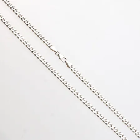 Panssarikaulaketju, pituus 59cm, leveys 5.3mm, 925,  Paino: 36 g