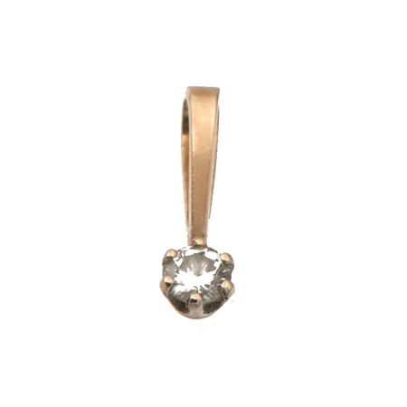Timanttiriipus 1xn.0.03ct, korkeus 8mm, 750,  Paino: 0 g