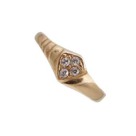 Kivisormus, koko 17½, 585br, Paino: 1,6 g