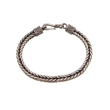 Ranneketju, pituus 190mm, leveys 5mm, 800 leimaamaton,  Paino: 28 g