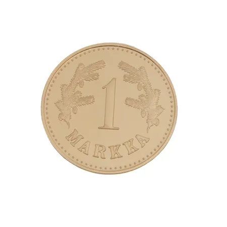 Monetan kopio markan kolikosta, 1 Markka 1948