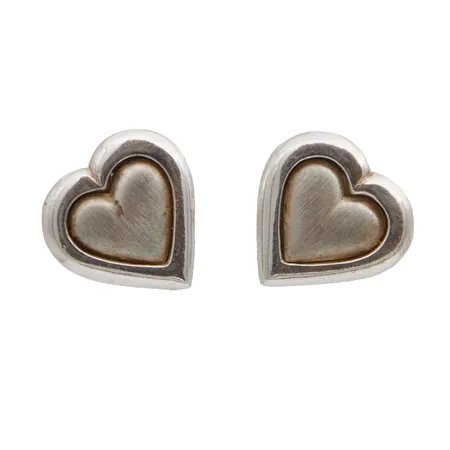 Sydänkorvakorut, korkeus 12mm, 925,  Paino: 2,3 g