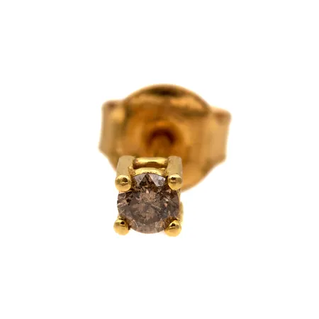 Pariton timanttikorvakoru 1xn.0.06ct, korkeus 3mm, 750br, Paino: 0,4 g