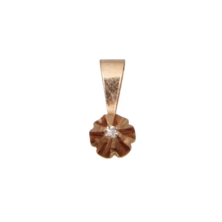 Timanttiriipus 1xn.0.003ct, korkeus 10mm, 585, Paino: 0,1 g