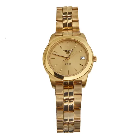 Teräsrannekello Tissot 1853 PR50, quartz, rungon Ø 36mm, rannekkeen pituus 190mm, ref T34.5.481.21, 1 lisäpala