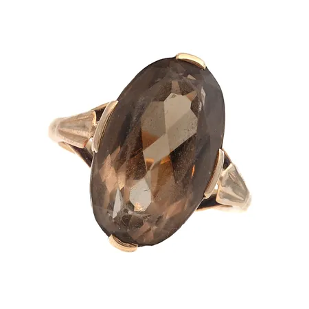 Kivisormus, koko 16½, käytön jälkiä, 750br, Paino: 5,2 g