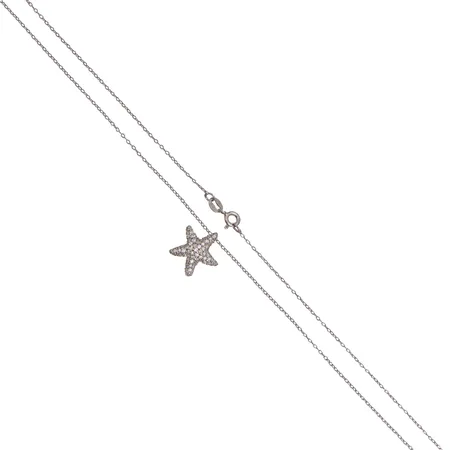 Kivikaulakoru, riipuksen korkeus 15mm, ketjun pituus 48cm, 925br,  Paino: 2,2 g