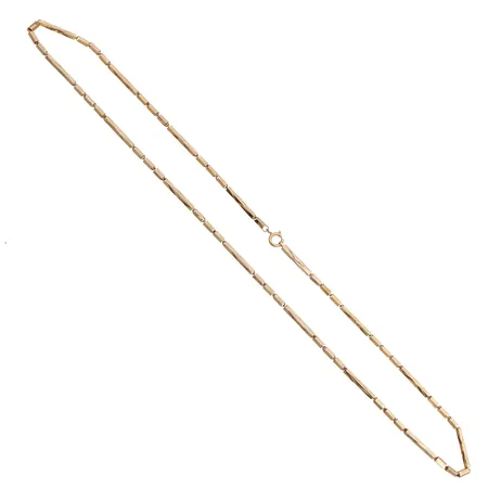 Kaulaketju, pituus 46cm, leimaamaton 585,  Paino: 5,6 g