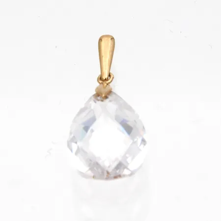 Pisara-riipus, korkeus 23mm, leveys 10mm, 585br, Paino: 1,5 g