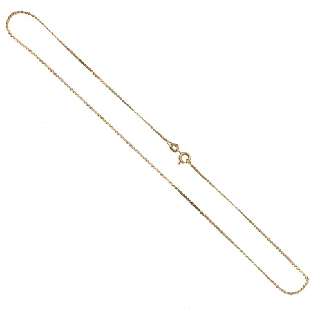 Kaulaketju, käytön jälkiä, pituus 40cm, 750, Paino: 3,7 g
