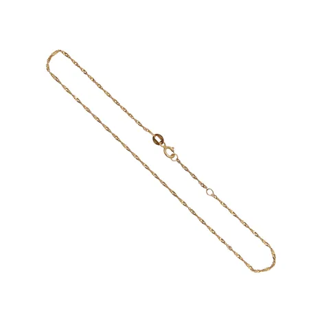 Nilkkaketju, pituus 23-25cm, 585, Paino: 1 g