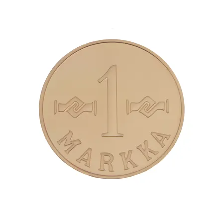 Monetan kopio markan kolikosta, 1 Markka 1956 Suomen Tasavalta