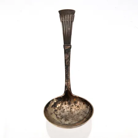 Sokerilusikka, Tähkä, pituus 140mm, kaiverrettu, 813, Paino: 27,8 g