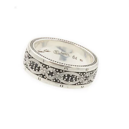 Kivisormus, koko 20½, Thomas Sabo, 925br, Paino: 12,9 g