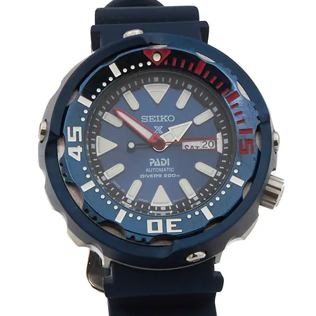Teräsrannekello Seiko Prospex X PADI Save the Ocean Diver´s 200m, automaatti, ref: SRPA83JC / 4R36-05V0 , rungon Ø51.5mm, kumirannekkeen pituus 175-240mm, laatikko