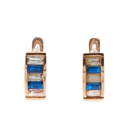 Kivikorvakorut, korkeus 13mm, 585br, Paino: 2,9 g