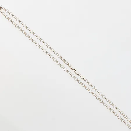 Papukaulaketju, pituus 50cm, leveys 5mm, 925, Paino: 17,4 g