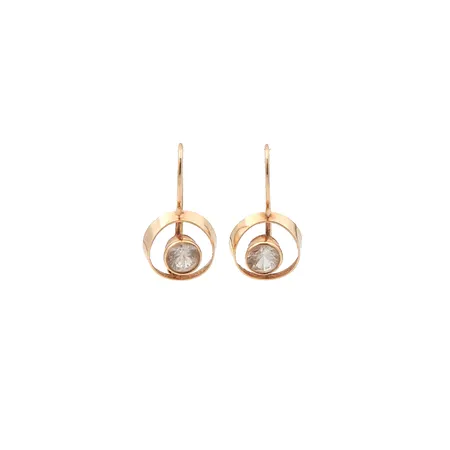Kivikorvakorut, korkeus 23mm, 585br, Paino: 2,4 g