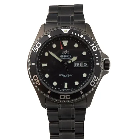 Teräsrannekello Orient RAY II 200m, automaatti, ref: FAA02003B9-1, rungon Ø41.5mm, teräsrannekkeen pituus 190mm, rannekkeen jatkopalat, laatikko