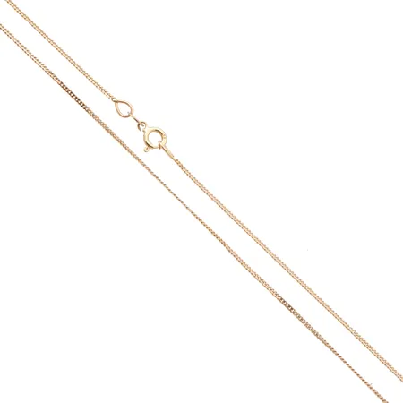 Panssarikaulaketju, pituus 45cm, käytön jälkiä, 585, Paino: 1,6 g