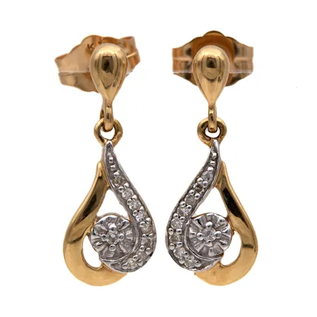 Kivikorvakorut, korkeus 18mm, 585br, Paino: 1,8 g