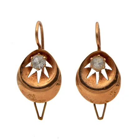 Kivikorvakorut, korkeus 21mm, 585br, Paino: 1,9 g